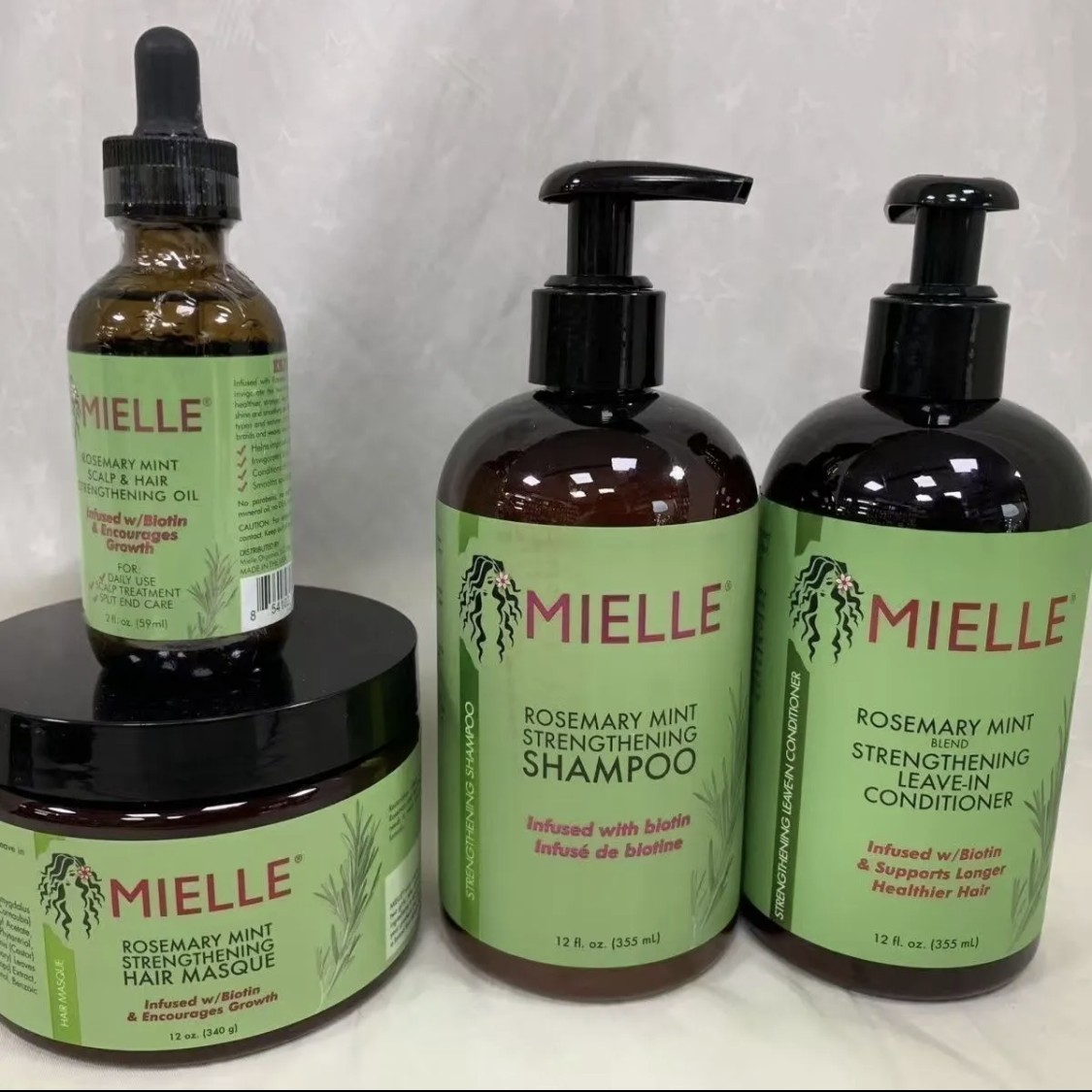 Mielle Rosemary Mint Hair Care Set