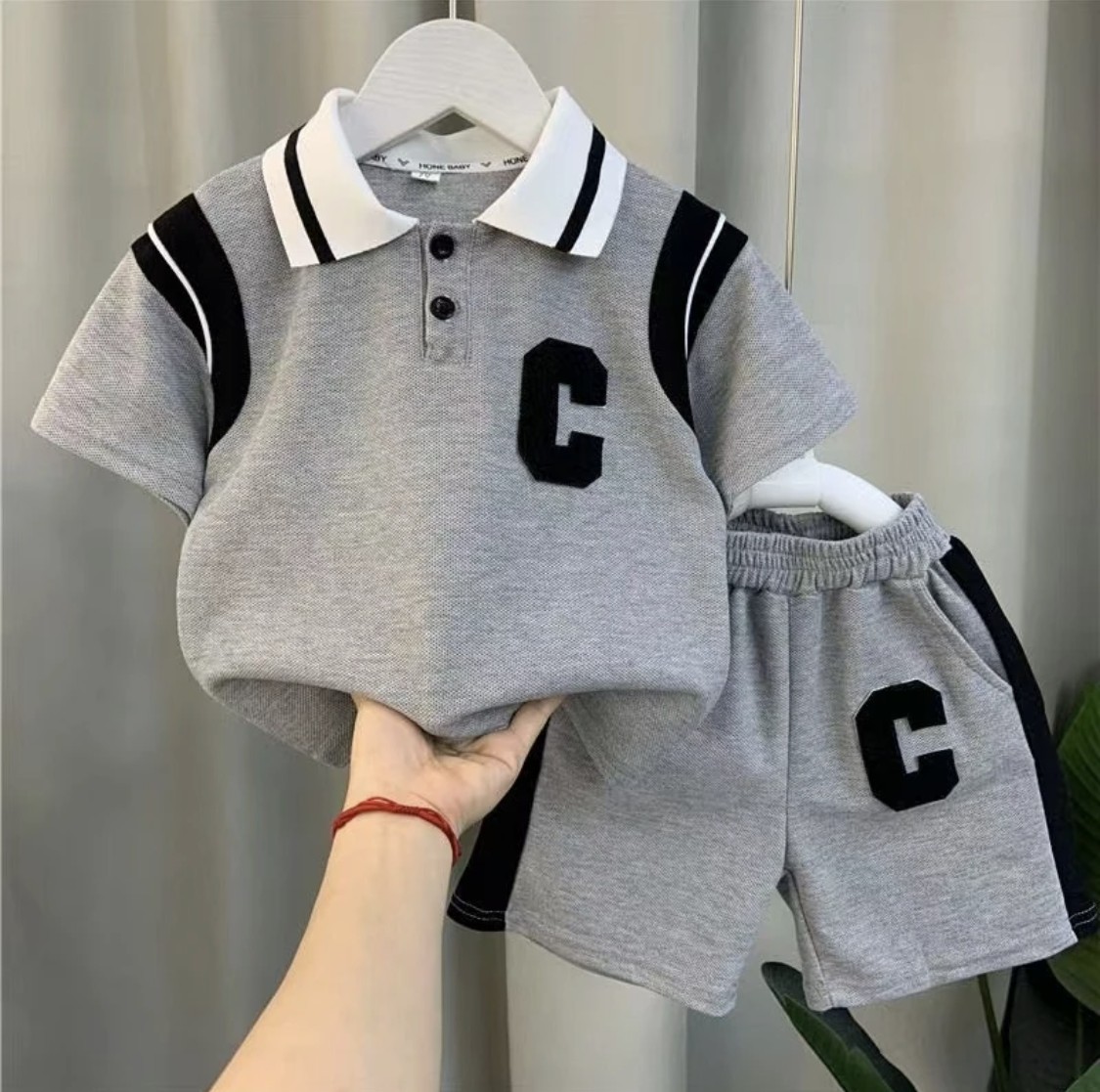 Boys' Summer Polo Shirt & Shorts 2-Piece Set (2025)